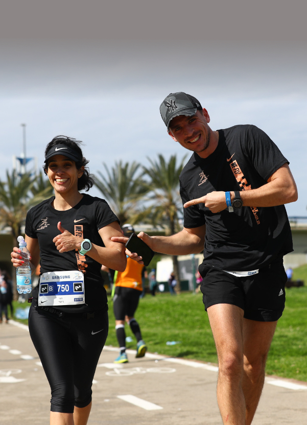 THE TEL AVIV SAMSUNG MARATHON: RUNNING TOGETHER... SEPARATELY