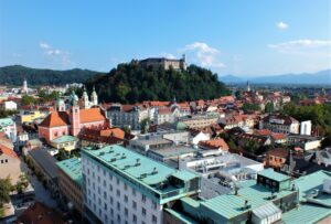 Ljubljana old town is a perfect gateway for a romantic city break.