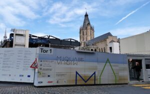 Construction site of MIQUA museum, Cologne