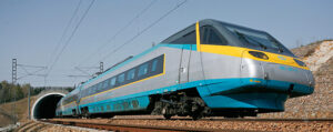 Czech Railways Pendolino train of Czech Railways