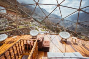 Geodesic domes Peru
