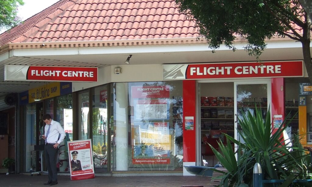 Flight Centre travel agent in North Sydney,australia Stock Photo - Alamy