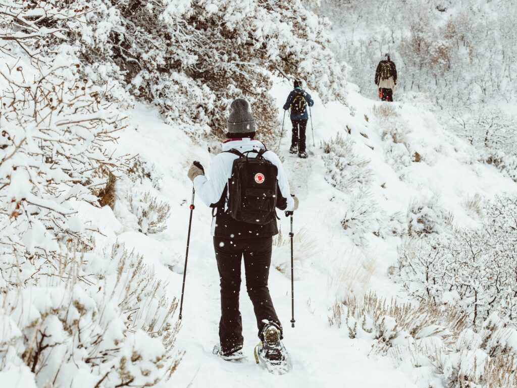 Utah is another popular winter holiday destination for snowshoeing