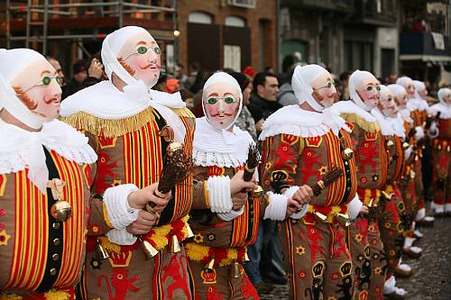 The Gilles of Binche Carnival in Belgium