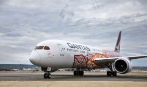 Qantas international development in Perth