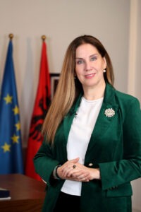 Mirela Kumbaro, Albania Minister of Tourism and Environment