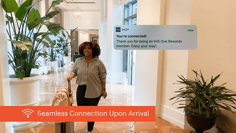 No passwords or login necessary with IHG Hotels & Resorts effortless Wi-Fi Connection for guests