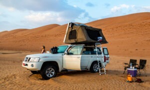 Wild camping Oman