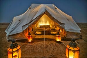 Wild camping in Oman